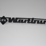 nápis plastový "WARTBURG"