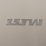 nápis 353W antikor lesklý 1mm